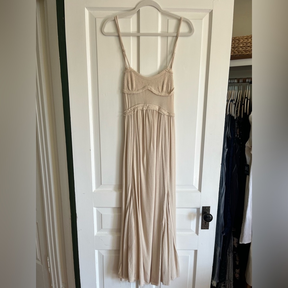 Zara Cream Maxi Dress - Picture 7 of 10